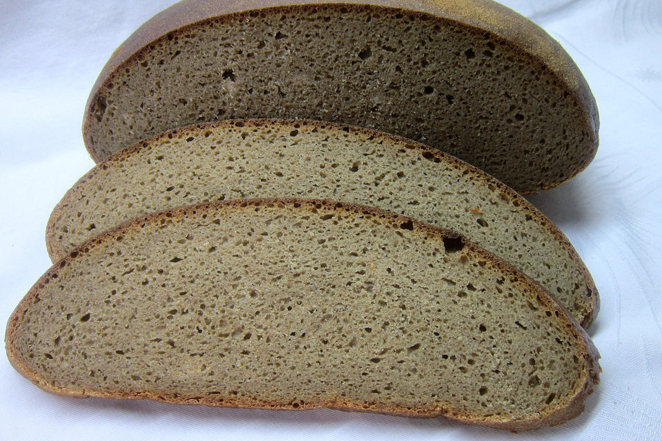 Einfaches Sauerteigbrot