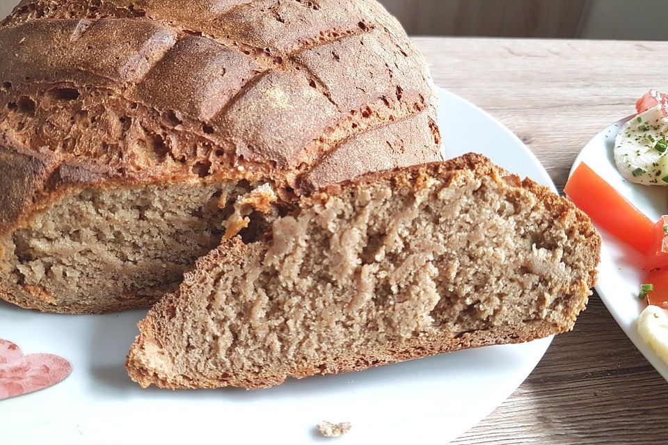 Einfaches Sauerteigbrot