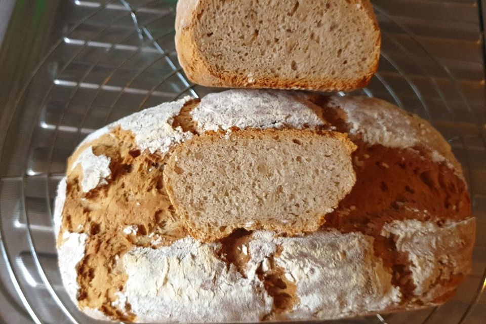 Einfaches Sauerteigbrot