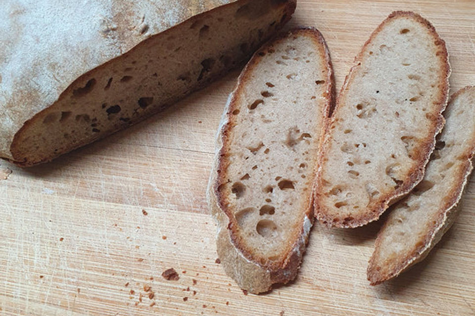 Einfaches Sauerteigbrot