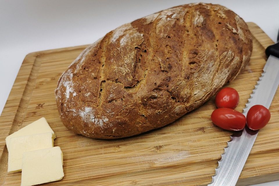 Einfaches Sauerteigbrot