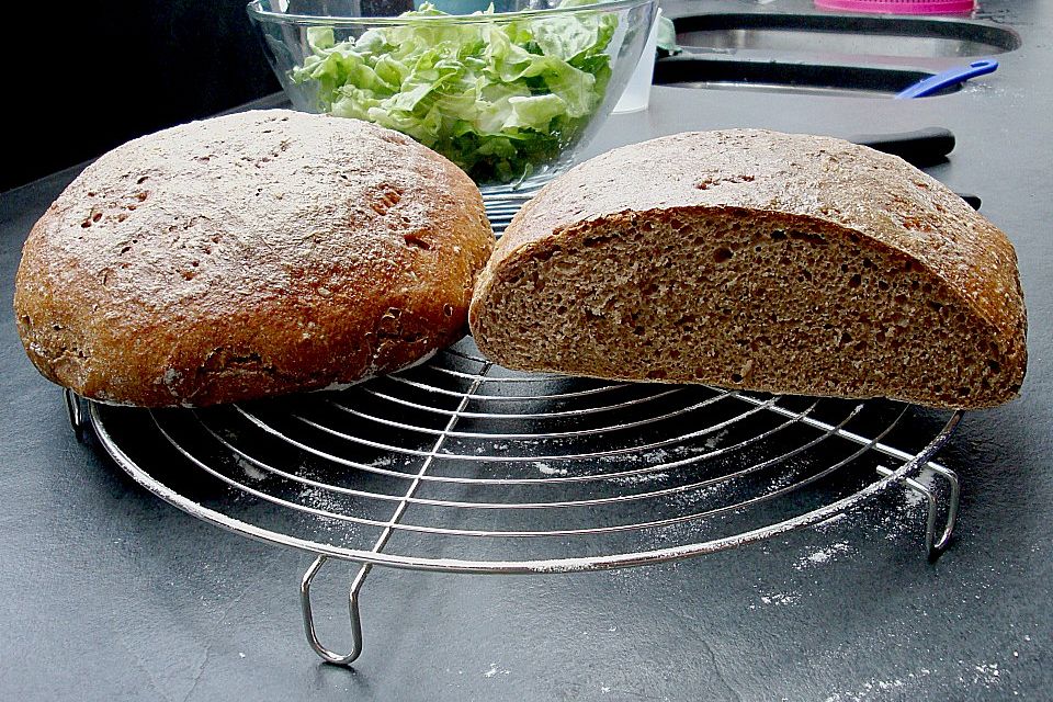 Einfaches Sauerteigbrot