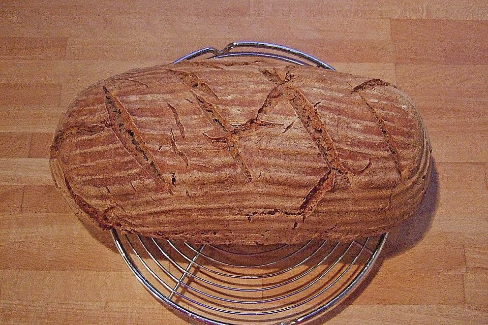 Einfaches Sauerteigbrot