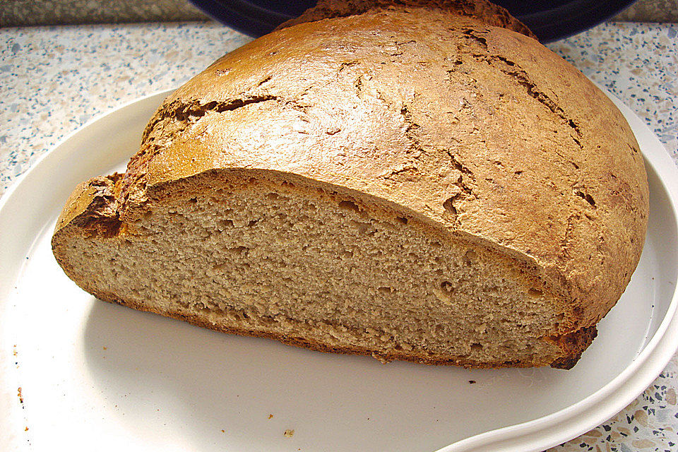 Einfaches Sauerteigbrot