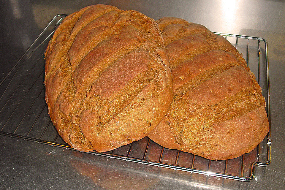 Einfaches Sauerteigbrot