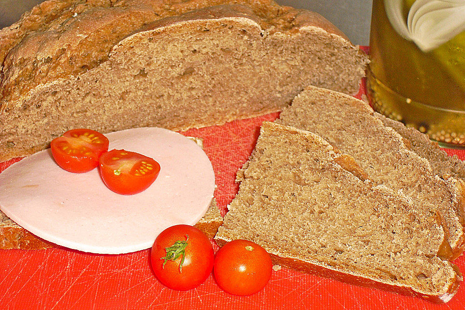 Einfaches Sauerteigbrot