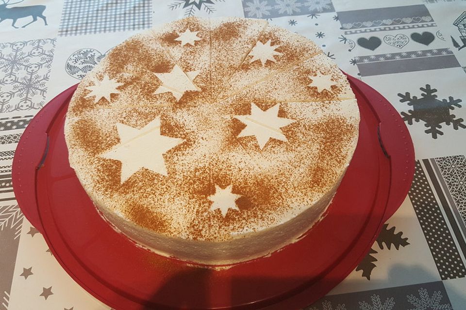 Weihnachtliche Apfeltorte