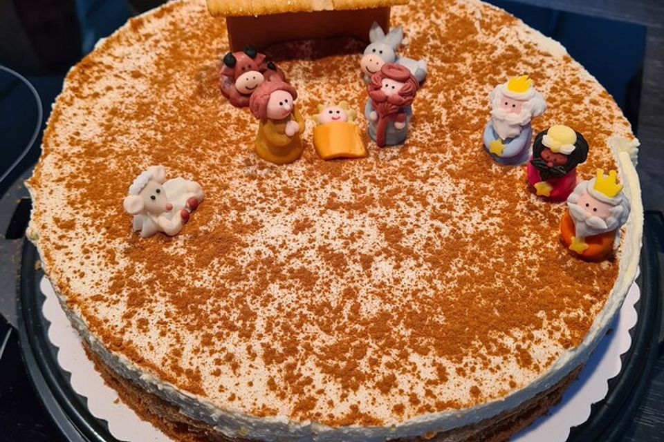 Weihnachtliche Apfeltorte