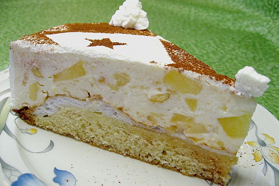 Weihnachtliche Apfeltorte