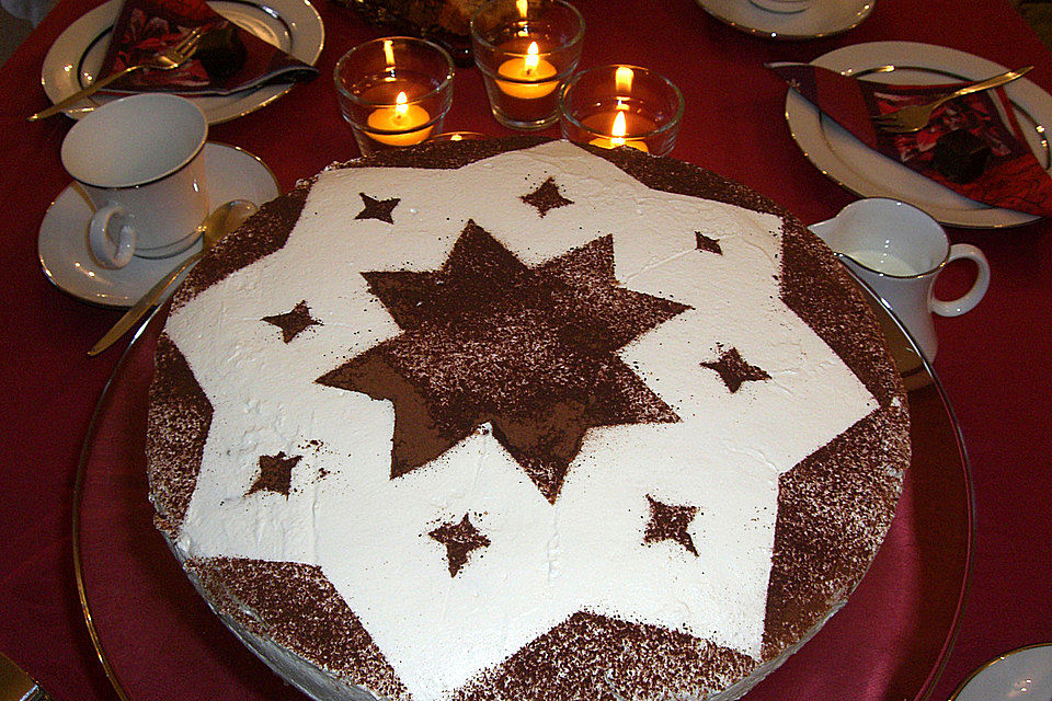 Weihnachtliche Apfeltorte