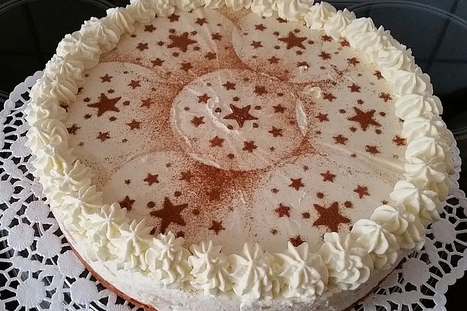 Weihnachtliche Apfeltorte