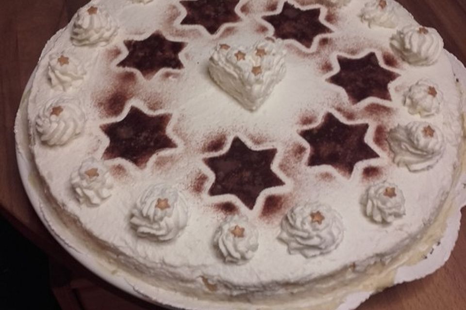 Weihnachtliche Apfeltorte