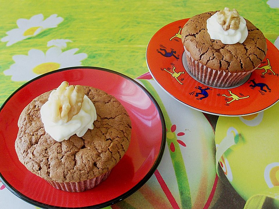 Schokoladen - Walnuss - Muffins von -mone-| Chefkoch