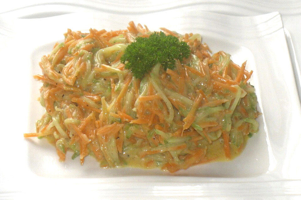 Karotten - Gurken Sommersalat Karotten - Gurken Sommersalat