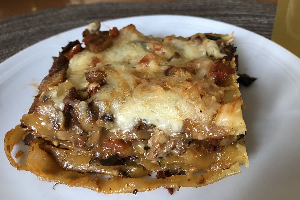 Pilz - Lasagne