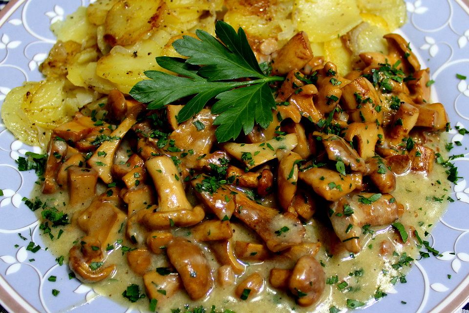 Pilzpfanne mit Käse