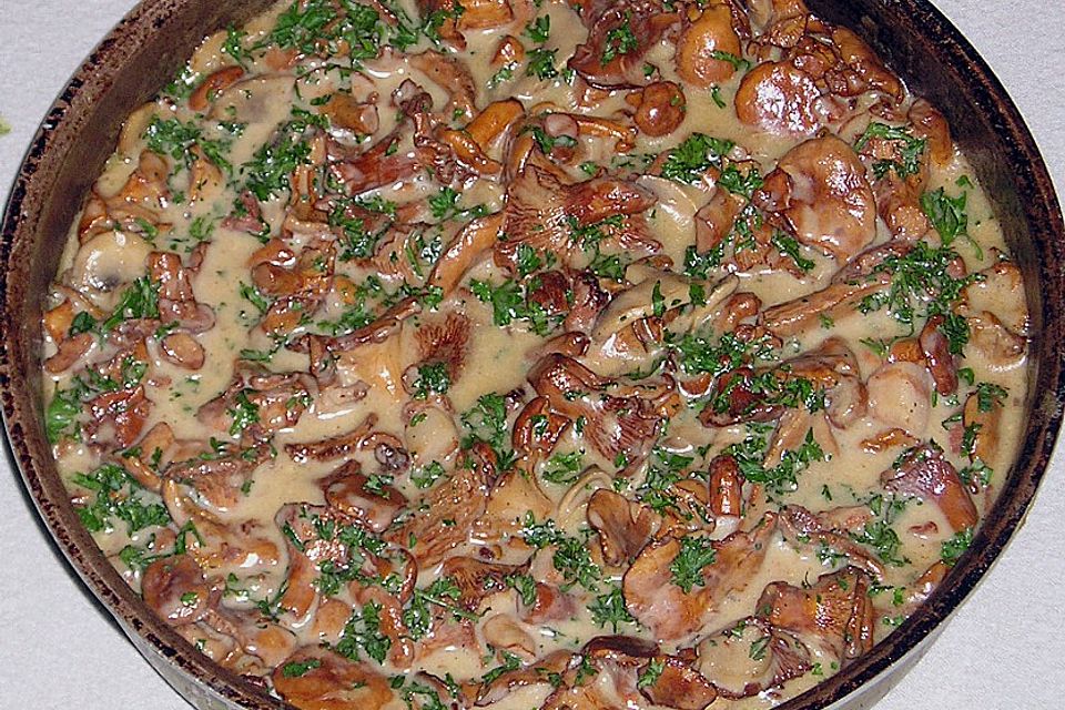 Pilzpfanne mit Käse