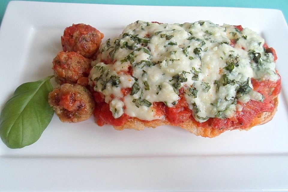 Meatball Sandwiches Italian Style