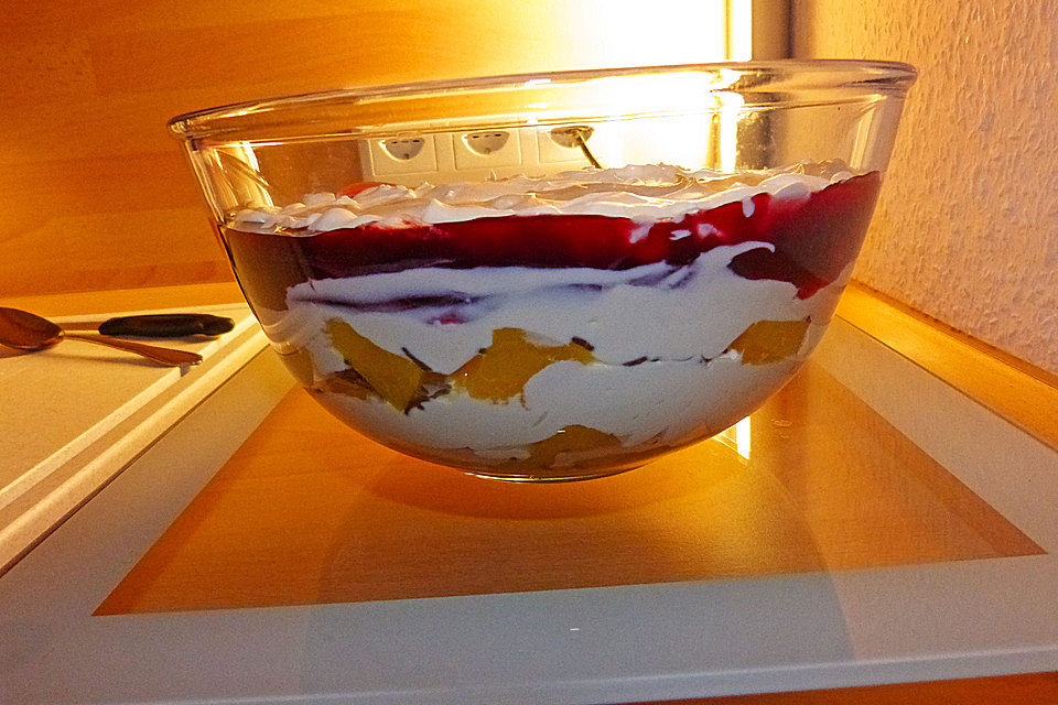 Pfirsich - Mascarpone - Dessert