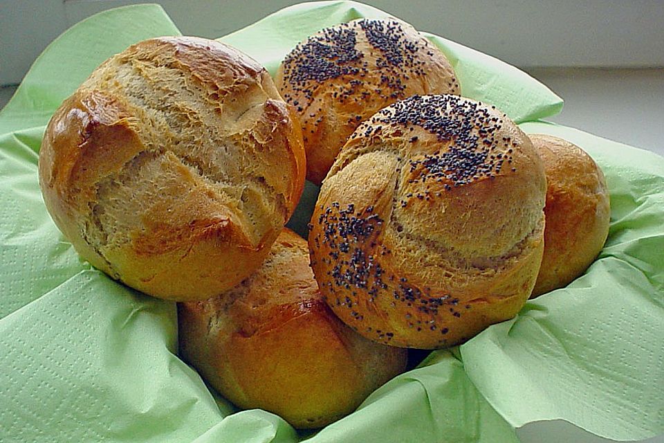 Schnelle Frühstücksbrötchen