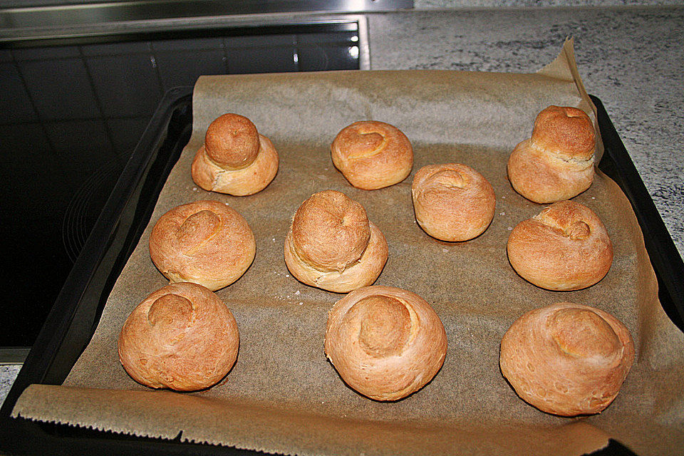 Schnelle Frühstücksbrötchen