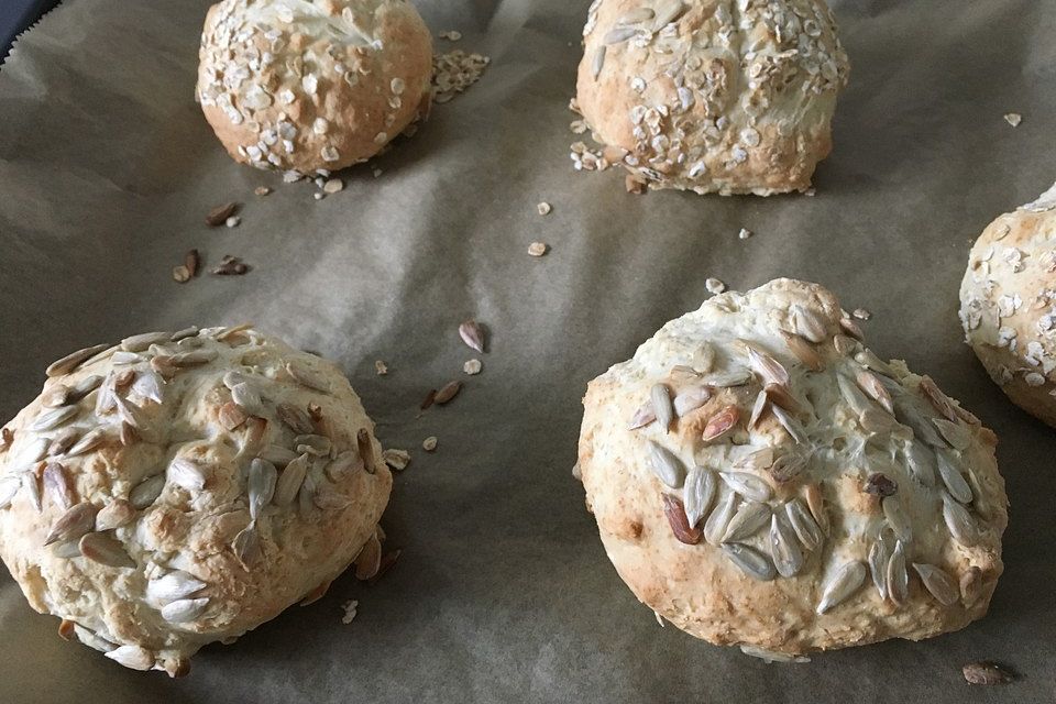 Schnelle Frühstücksbrötchen