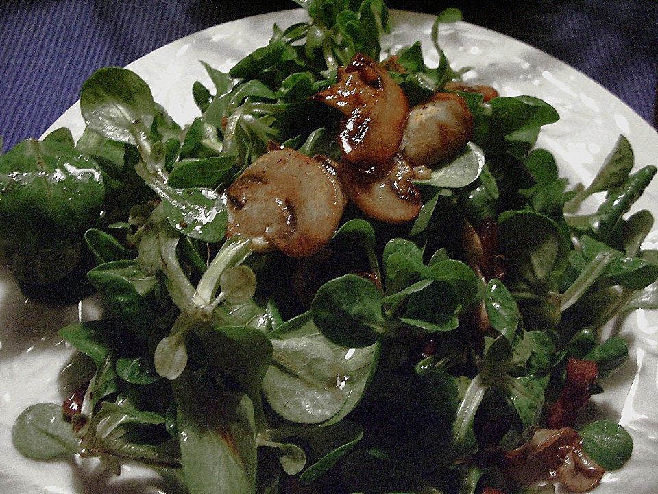 Feldsalat mit Speck und Walnüssen von picard66| Chefkoch