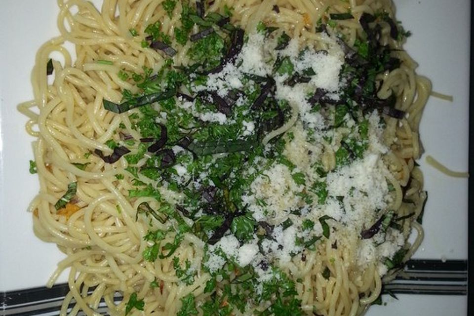 Spaghetti al olio