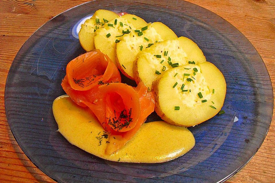 Baked Potatoes mit Lachs