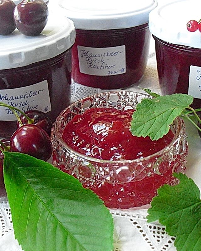 Johannisbeer - Kirsch - Marmelade