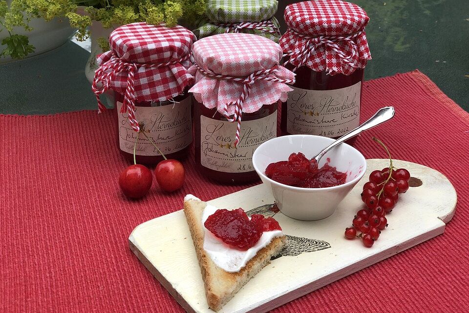 Johannisbeer - Kirsch - Marmelade