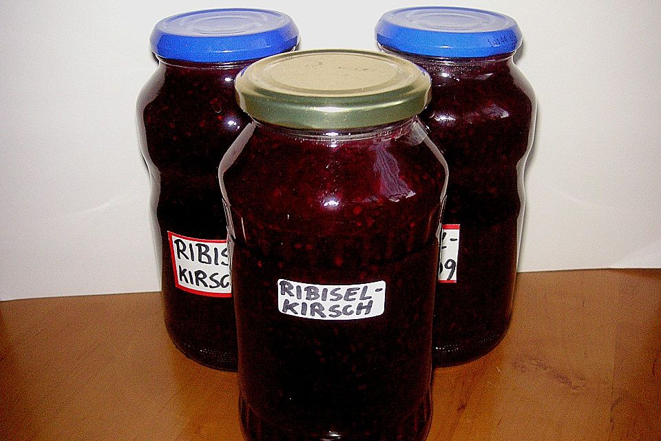 Johannisbeer - Kirsch - Marmelade