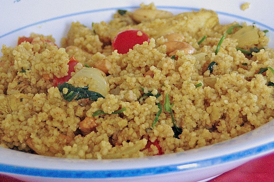 Hähnchencurry mit Couscous