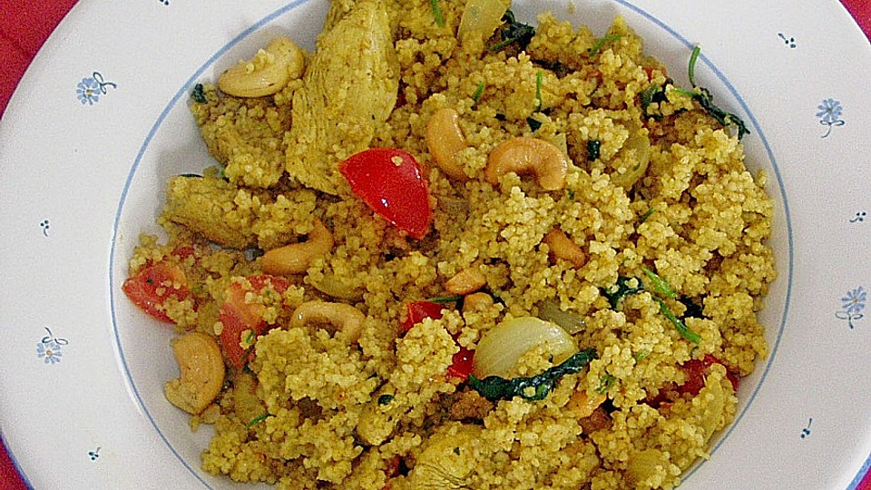 Hahnchencurry Mit Couscous Von Winterwonne Chefkoch 