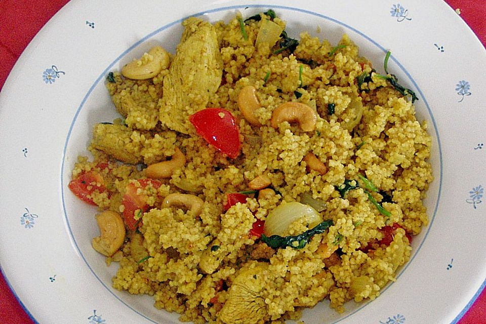 Hähnchencurry mit Couscous