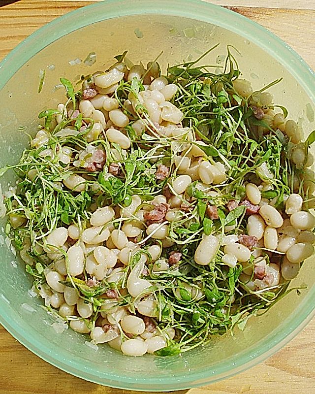 Salat von weißen Bohnen