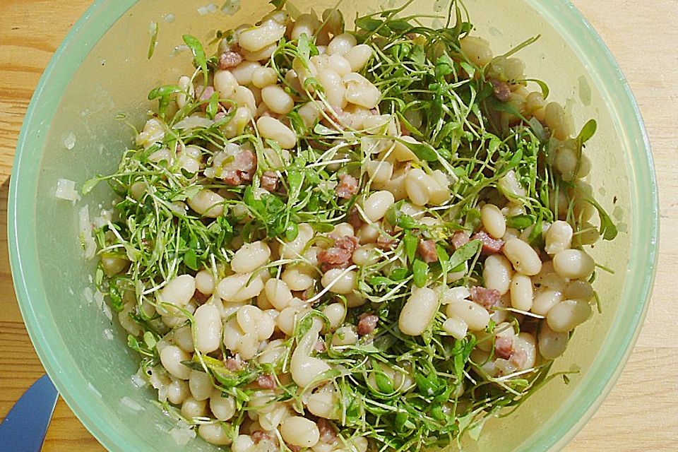 Salat von weißen Bohnen