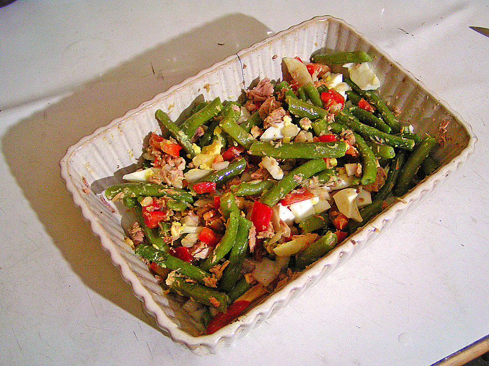 Grüner Bohnensalat mit Thunfisch von martha05| Chefkoch
