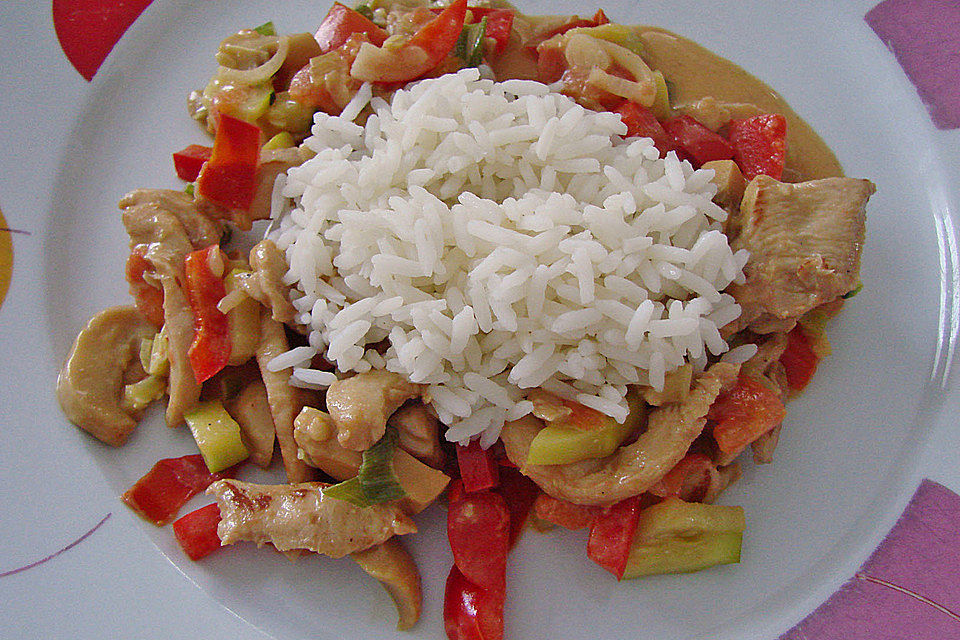 Wok-Hühnchen