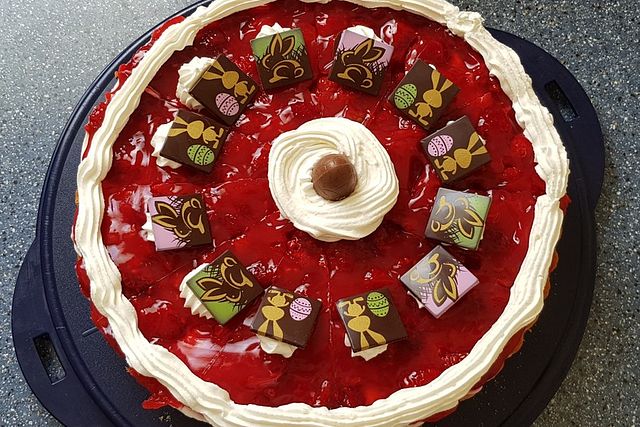 Rote Grutze Kuchen Mit Schmand