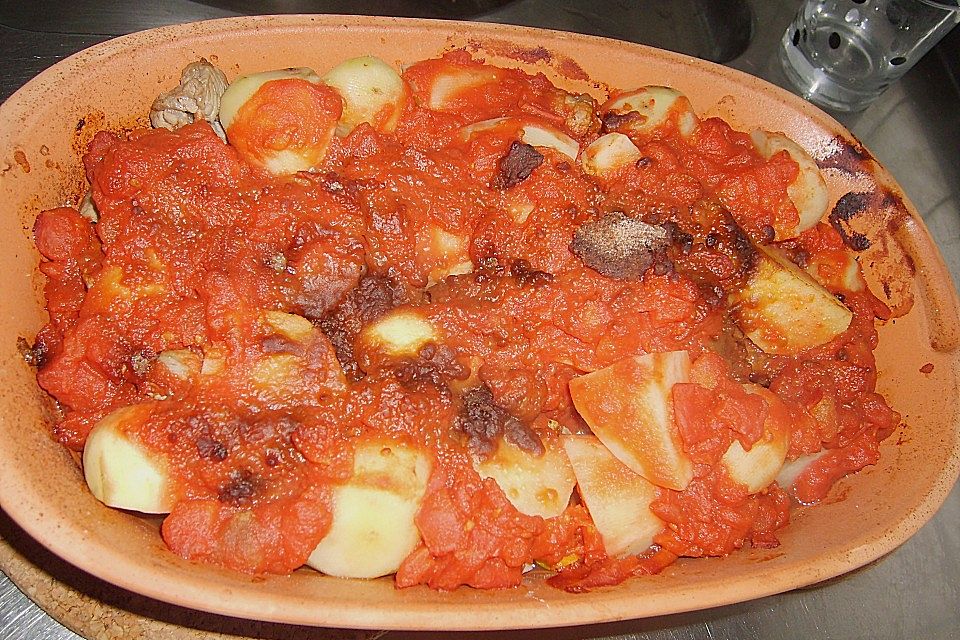 Lammragout mit Gemüse