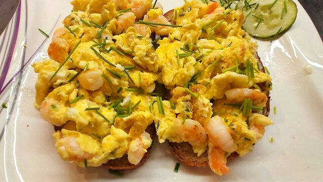 Rührei mit Krabben von kerdi Rührei mit Krabben von kerdi