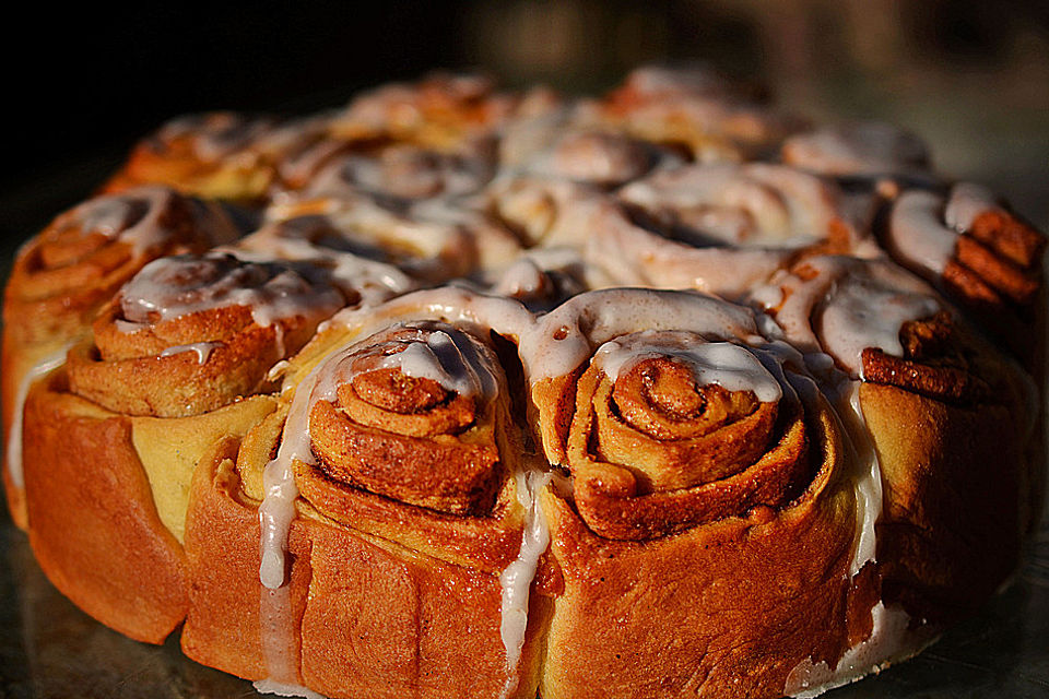 Zimtrollen-Kuchen