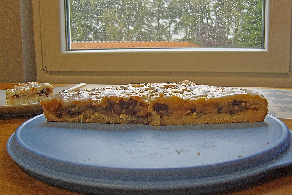 Gedeckter Apfelkuchen