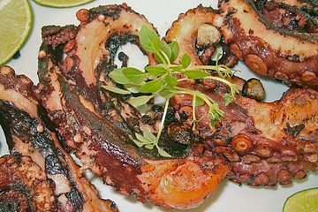 Krake gebraten