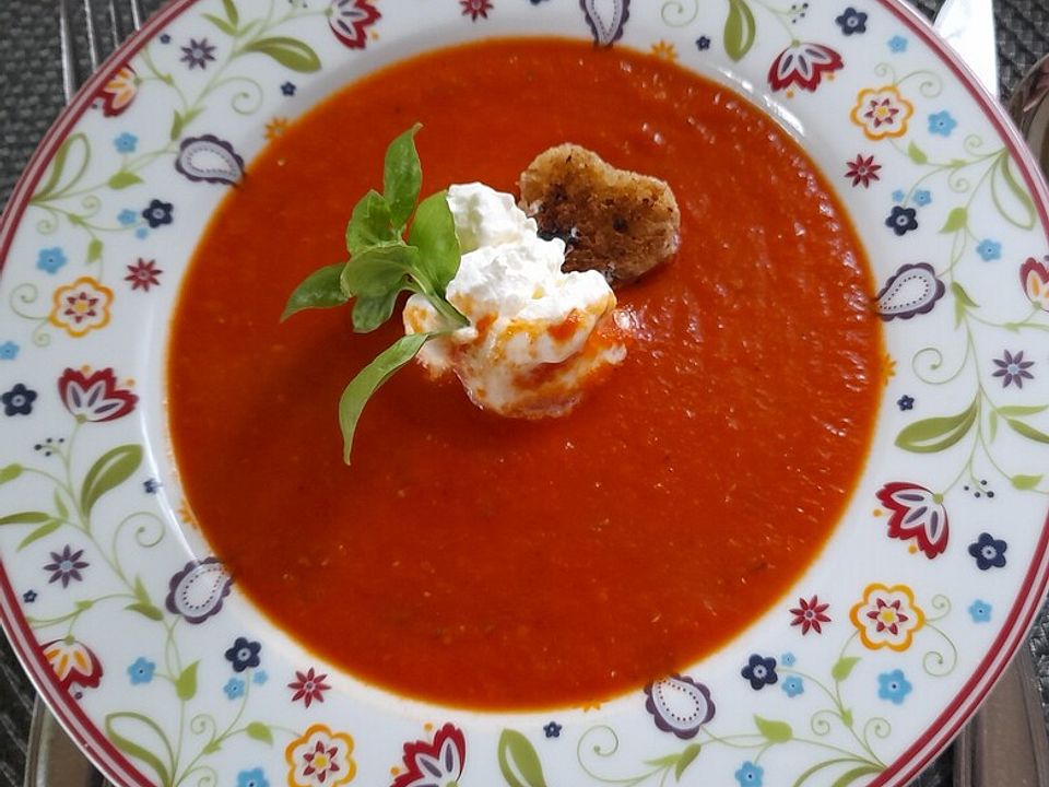 Schnelle Tomatensuppe| Chefkoch
