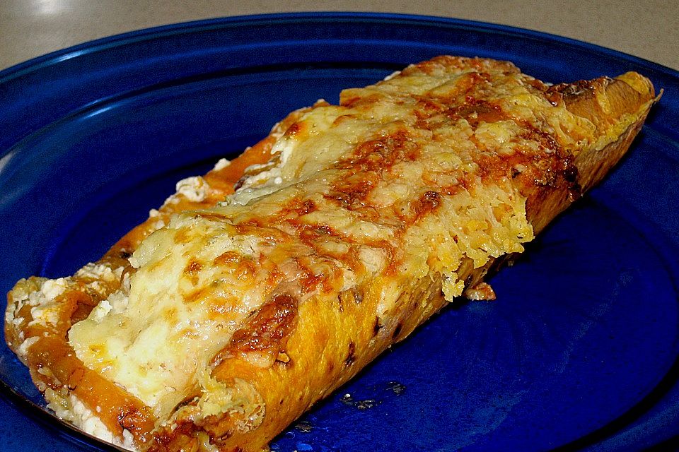 Enchiladas mit Hähnchen und Mais