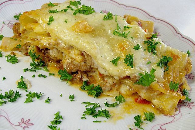 Lasagne mit Hackfleisch und Äpfeln von Ananas| Chefkoch