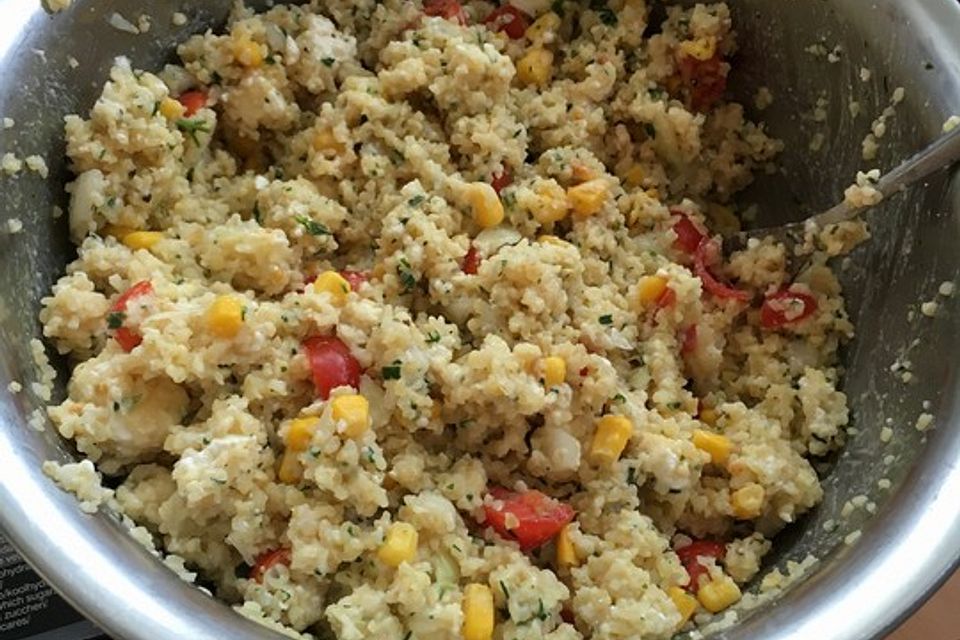 Bulgur - Tomaten - Feta - Pfanne