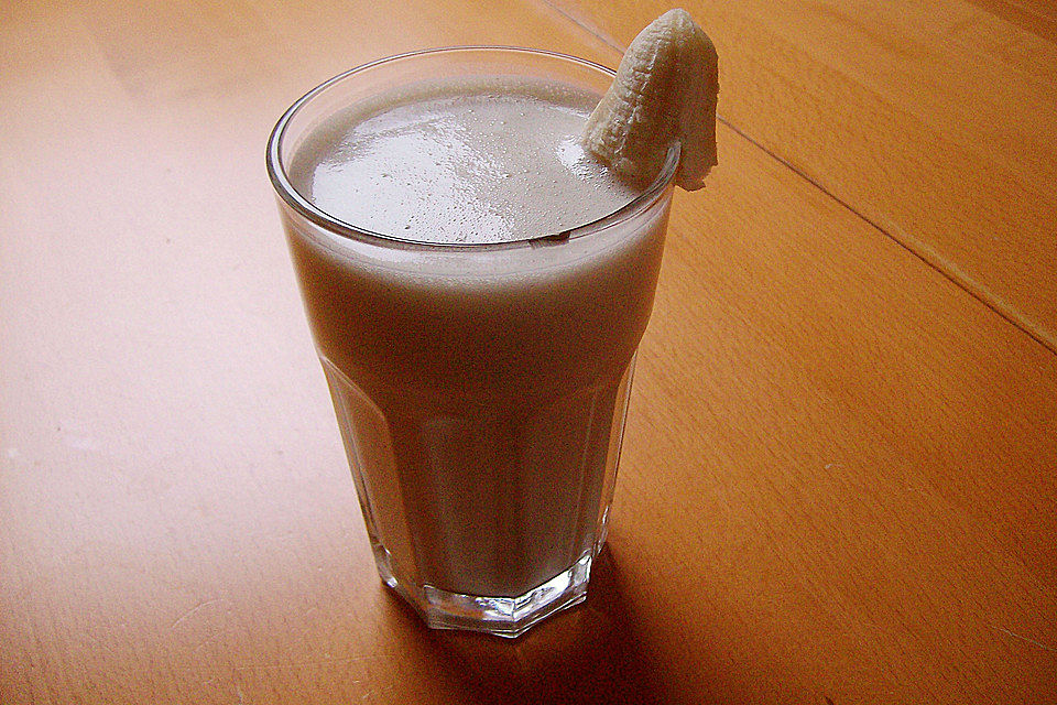 Bananenmilch Fitnessdrink